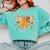 Thanksgiving Teacher Pencil Bow One Thankful Teacher Fall Comfort Colors Sweatshirt Chalky Mint