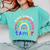 Tiny Human Tamer Watercolor Rainbow Daycare Teacher Comfort Colors Sweatshirt Chalky Mint Tiny Human Tamer Watercolor Rainbow Daycare Teacher Comfort Colors Sweatshirt Chalky Mint