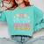 Tiny People Help Do Big Things Nursery Teacher Comfort Colors Sweatshirt Chalky Mint