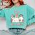 TK Boo Crew Retro Groovy Halloween Floral Ghost TK Teacher Comfort Colors Sweatshirt Chalky Mint TK Boo Crew Retro Groovy Halloween Floral Ghost TK Teacher Comfort Colors Sweatshirt Chalky Mint