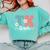 TK Team Back To School Teachers Students Team TK Comfort Colors Sweatshirt Chalky Mint