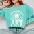 Today’s Good Mood Is Sponsored By Art Teacher Sun Tee Comfort Colors Sweatshirt Chalky Mint