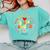 Toddler Squad Pre-K Teacher Pre School Back To School Comfort Colors Sweatshirt Chalky Mint