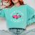 History Teacher Silly Goose Back To School Social Studies Comfort Colors Sweatshirt Chalky Mint