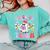 Trick Or Teach Halloween Teacher Floral Ghost Groovy Comfort Colors Sweatshirt Chalky Mint Trick Or Teach Halloween Teacher Floral Ghost Groovy Comfort Colors Sweatshirt Chalky Mint