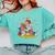 Turkey Reading Books Fall Season Thanksgiving Teacher Book Comfort Colors Sweatshirt Chalky Mint Turkey Reading Books Fall Season Thanksgiving Teacher Book Comfort Colors Sweatshirt Chalky Mint