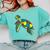 Turtle Puzzle Pieces For Autism Awareness Kids Women Teacher Comfort Colors Sweatshirt Chalky Mint Turtle Puzzle Pieces For Autism Awareness Kids Women Teacher Comfort Colors Sweatshirt Chalky Mint