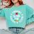 Twin Day Teacher Twinning With My Bestie Matching For Men Women Comfort Colors Sweatshirt Chalky Mint