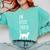 Un Deux Trois Cat Shirt French Teacher Comfort Colors Sweatshirt Chalky Mint