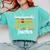 Unapologetic Dope Teacher African American Melanin Comfort Colors Sweatshirt Chalky Mint