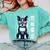 USA Flag Boston Terrier Best Dog Mom Ever 2025 Comfort Colors Sweatshirt Chalky Mint