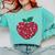Valentines Day Teacher Hearts Apple Love Teach Women Men Comfort Colors Sweatshirt Chalky Mint Valentines Day Teacher Hearts Apple Love Teach Women Men Comfort Colors Sweatshirt Chalky Mint