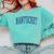 Varsity Grey Nantucket Comfort Colors Sweatshirt Chalky Mint