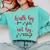 Visually Impaired Teacher Braille Bible Verse Walk By Faith Comfort Colors Sweatshirt Chalky Mint