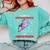 I Want A Hippopotenuse For Christmath Math Teacher Christmas Comfort Colors Sweatshirt Chalky Mint