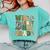 Wild About 2nd Grade Teacher Student First Day Of School Comfort Colors Sweatshirt Chalky Mint
