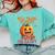 Will Trade Students For Candy Teacher Cute Halloween Pumpkin Comfort Colors Sweatshirt Chalky Mint
