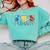 Women Art Teacher Back To School Artist Primary Color Theory Comfort Colors Sweatshirt Chalky Mint