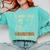 I Won't Stop Haunting Me Skeleton 6 7 Meme Teachers Comfort Colors Sweatshirt Chalky Mint