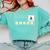 I Am Working For Christmas Break Special Education Teacher Comfort Colors Sweatshirt Chalky Mint
