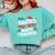Xmas Lighting Santa's Favorite Math Teacher Christmas Comfort Colors Sweatshirt Chalky Mint Xmas Lighting Santa's Favorite Math Teacher Christmas Comfort Colors Sweatshirt Chalky Mint