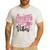 4th Fourth Grade Vibes Back To School Coquette Teacher Girl Men's Casual T-Shirt White 4th Fourth Grade Vibes Back To School Coquette Teacher Girl Men's Casual T-Shirt White
