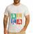 Abbott Elementary Colorful Pop Art Teachers TV Show Men's Casual T-Shirt White Abbott Elementary Colorful Pop Art Teachers TV Show Men's Casual T-Shirt White