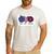 American Flag Teach Love Freedom Preschool Teacher 4th July Men's Casual T-Shirt White