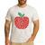 Apple Dot Pattern Art Teacher Appreciation Men Women Humor Men's Casual T-Shirt White Apple Dot Pattern Art Teacher Appreciation Men Women Humor Men's Casual T-Shirt White