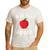 A Is For Apple Toddler Kindergarten Preschool Teacher Men's Casual T-Shirt White A Is For Apple Toddler Kindergarten Preschool Teacher Men's Casual T-Shirt White