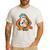 Art Teacher Painting Brushes Retro Pumpkin Ghost Artist Men's Casual T-Shirt White Art Teacher Painting Brushes Retro Pumpkin Ghost Artist Men's Casual T-Shirt White