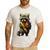 Back To School Raccoon Teachers Student Kids Men's Casual T-Shirt White