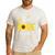 Back To School Teach Love And Inspire Teacher Sunflower Men's Casual T-Shirt White Back To School Teach Love And Inspire Teacher Sunflower Men's Casual T-Shirt White