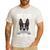 Boston Terrier American Gentleman Dog Lover I'm Well Trained Men's Casual T-Shirt White