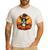 Boston Terrier Bostie Dog Breed Pet Halloween Pumpkins Men's Casual T-Shirt White