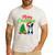 Boston Terrier Christmas Tree Lights Xmas Dog Lover Men's Casual T-Shirt White