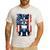 Boston Terrier Dog American USA US Flag Pets Vintage Outfit Men's Casual T-Shirt White