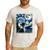 Boston Terrier Dog Art Van Gogh Starry Night Boston Terrier Men's Casual T-Shirt White