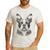 Boston Terrier Dog Bostie Nature Memorial Idea Men Women Men's Casual T-Shirt White