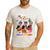 Boston Terrier Dog Christmas Happy Hallothankmas Halloween For Men Women Kids Men's Casual T-Shirt White