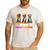 Boston Terrier Dog Halloween Christmas Hallothanksmas Men Women Kids Men's Casual T-Shirt White