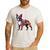 Boston Terrier Floral Dog Lover Vintage Distressed For Men Women Kids Men's Casual T-Shirt White