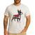 Boston Terrier Floral Vintage Dog Mom Distressed Men Women Kids Men's Casual T-Shirt White