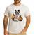 Boston Terrier Ghost Boo Halloween Costume Spooky Season Men's Casual T-Shirt White