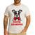 Boston Terrier Grandma Dog Lovers Puppy Bostie Owner Men's Casual T-Shirt White