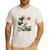 Boston Terrier Japanese Kanagawa Wave Surf Dog Men's Casual T-Shirt White