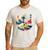 Boston Terrier Japanese Kanagawa Wave Surf Loyal Dog Men Women Kids Men's Casual T-Shirt White