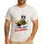 Boston Terrier Merry Christmas Tree Lights Dog X-Mas Dogs Men's Casual T-Shirt White