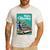 Boston Terrier Merry Christmas Tree Truck Dog X-Mas Men's Casual T-Shirt White