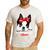 Boston Terrier Mum Dog Woman Idea Men's Casual T-Shirt White